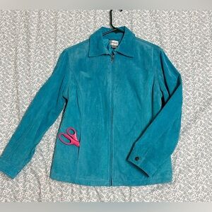 Chico’s 100% Leather Jacket Size 1